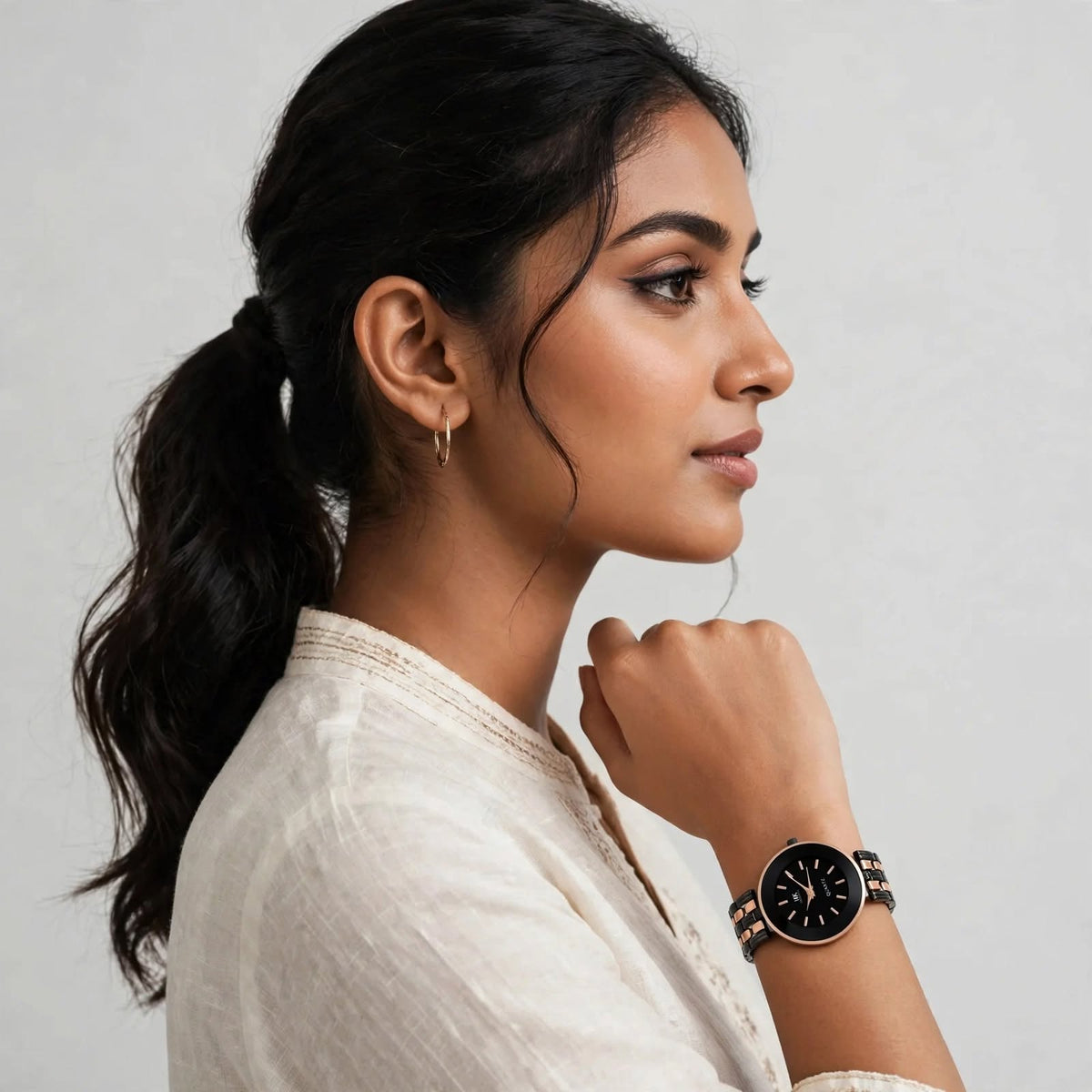 IIK-1063W Wo Analog Watch | Round Dial For Women