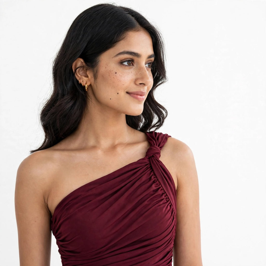 Wo Rayon Bodycon Maxi Dress | Sleeveless Off Shoulder Party Dress For Women