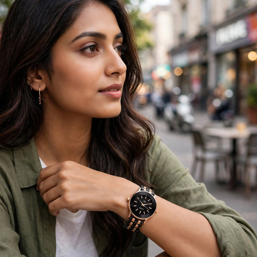 IIK-1063W Wo Analog Watch | Round Dial For Women