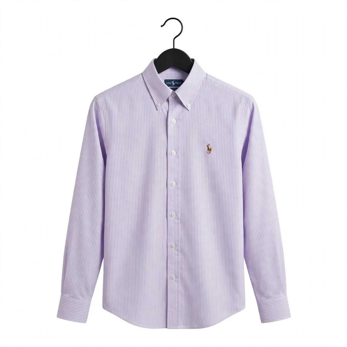 US Polo Striped Cotton Shirt – Regular Fit Full Sleeve Button-Down For Men