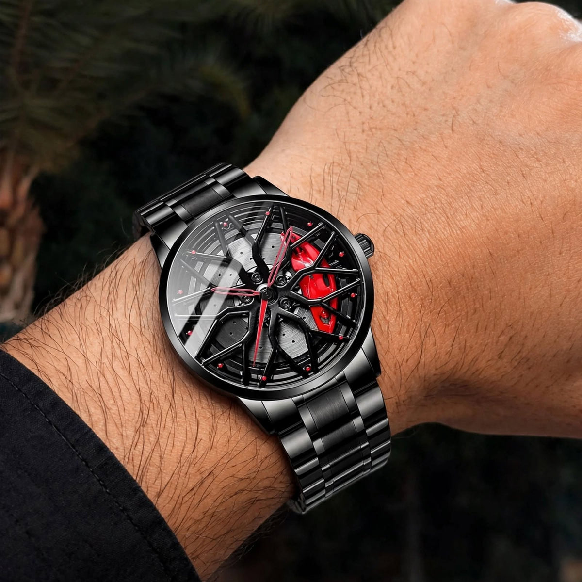 Skeleton Automatic Watch | Round Dial with Stainless Steel Strap For Men