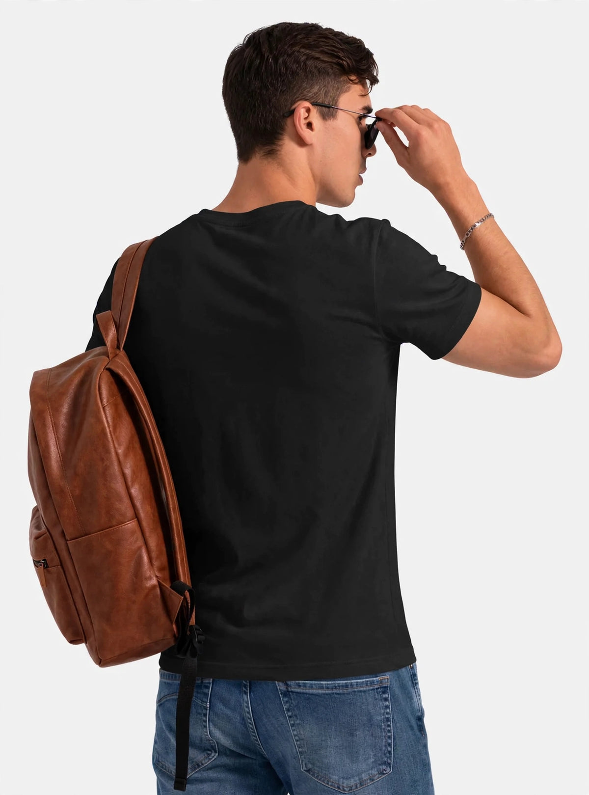 Premium Plain Cotton T-Shirt For Men