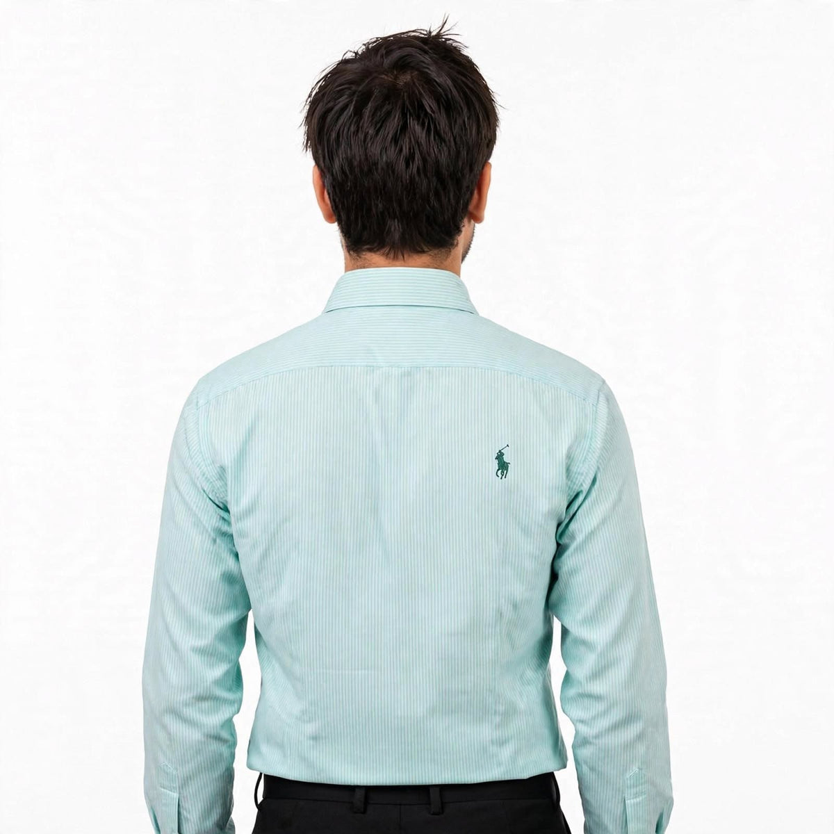 US Polo Striped Cotton Shirt – Regular Fit Full Sleeve Button-Down For Men