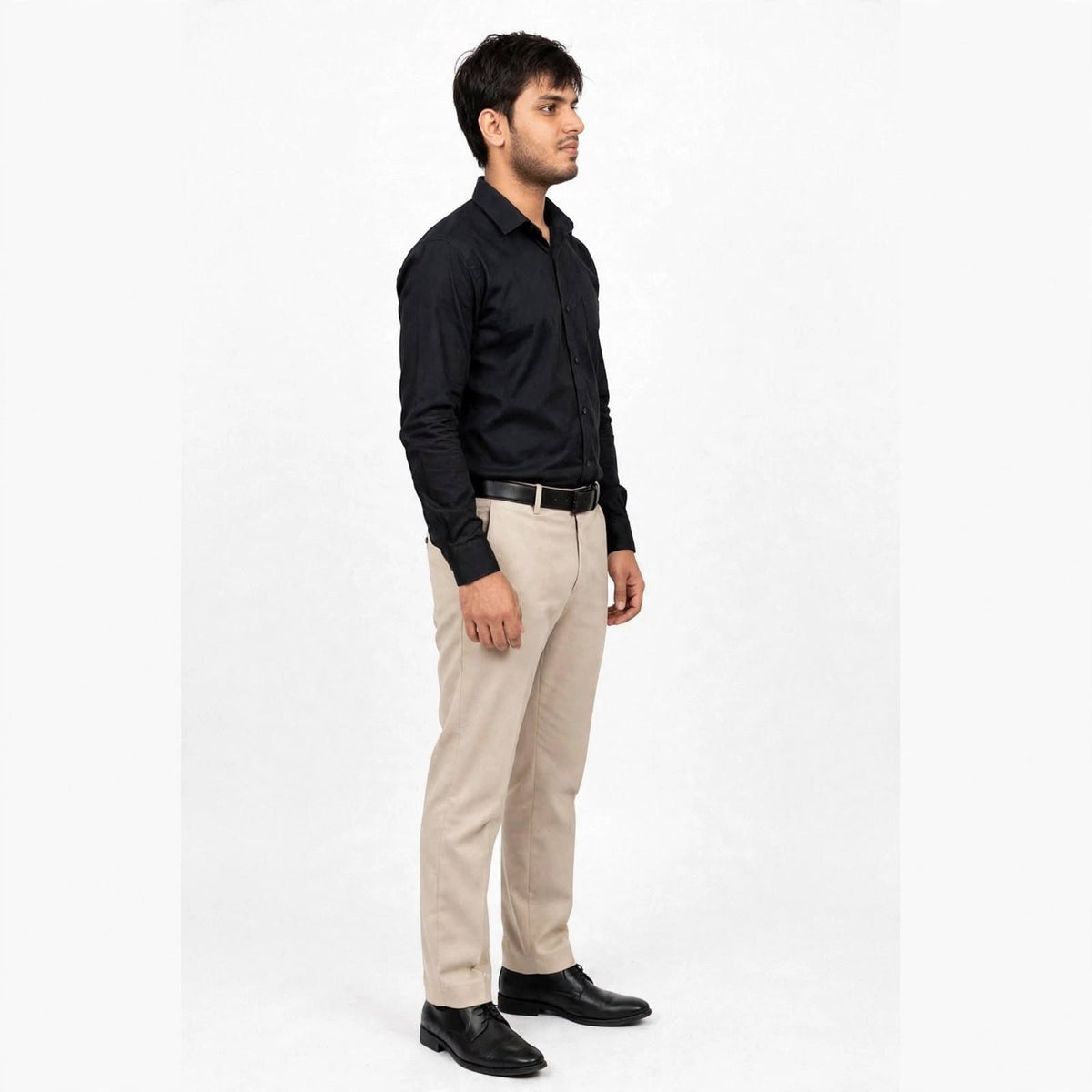 Formal Pants – Cotton Lycra Regular Fit Plain Trousers For Men