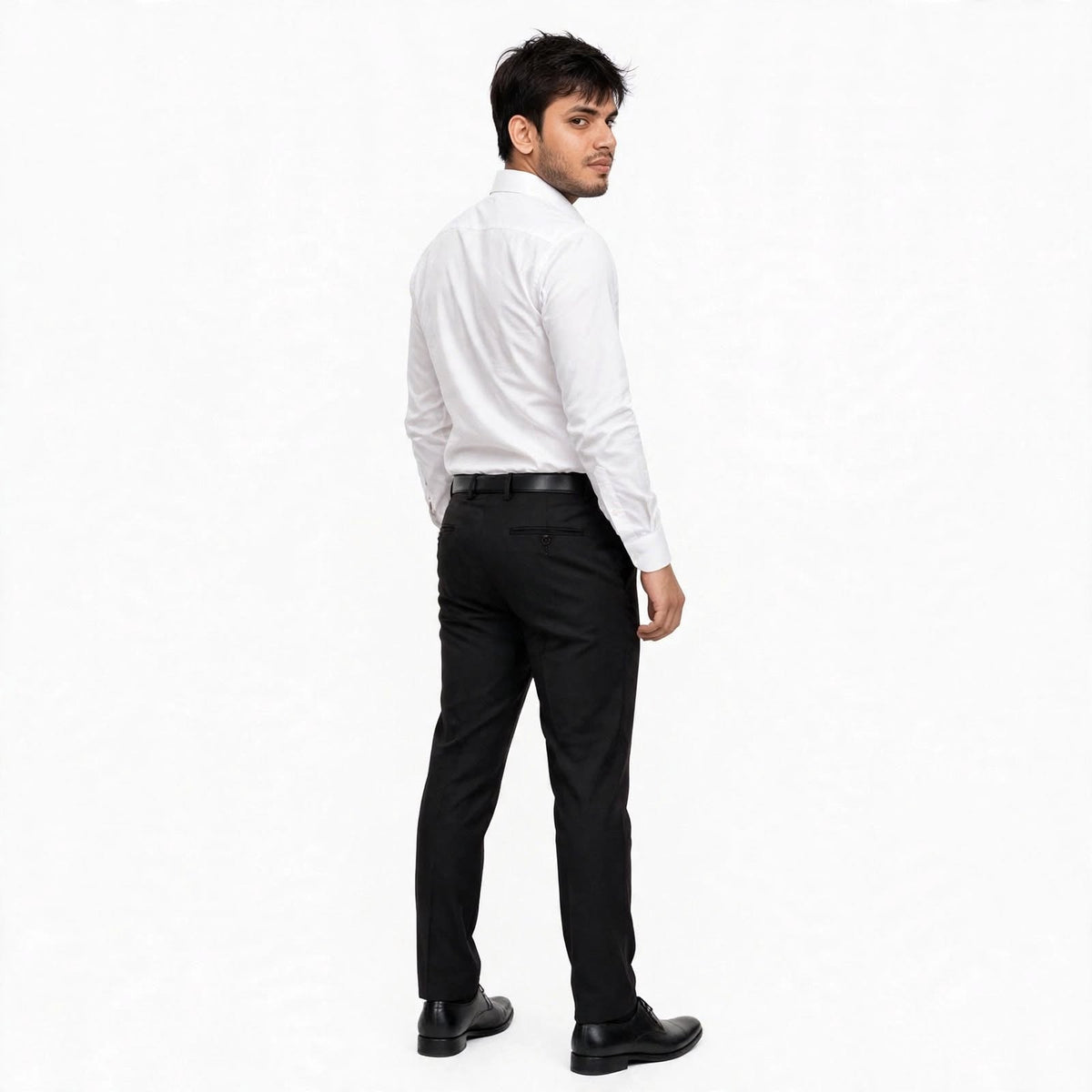 Formal Pants – Cotton Lycra Regular Fit Plain Trousers For Men