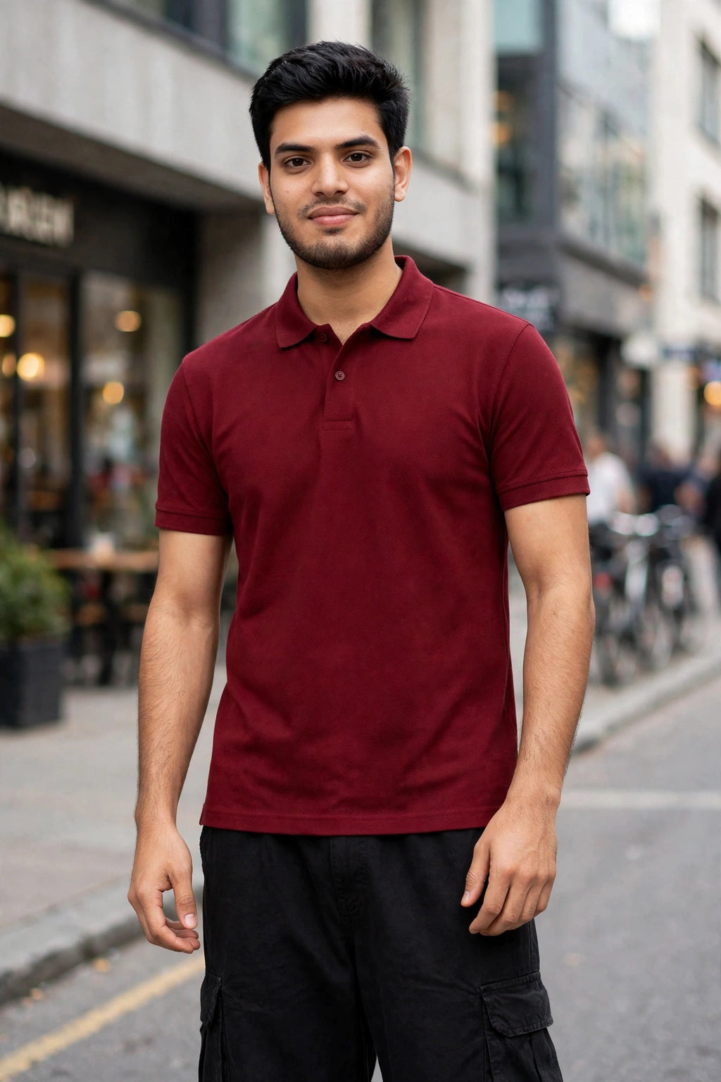 Polo Neck T-Shirt For Men