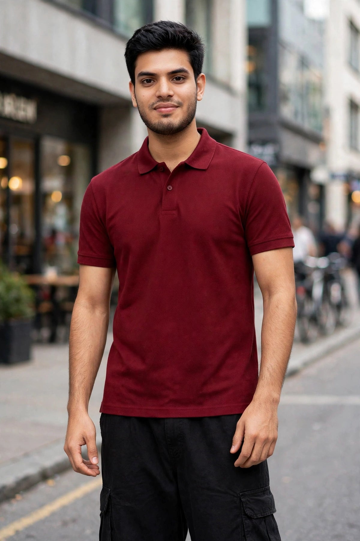 Polo Neck T-Shirt For Men