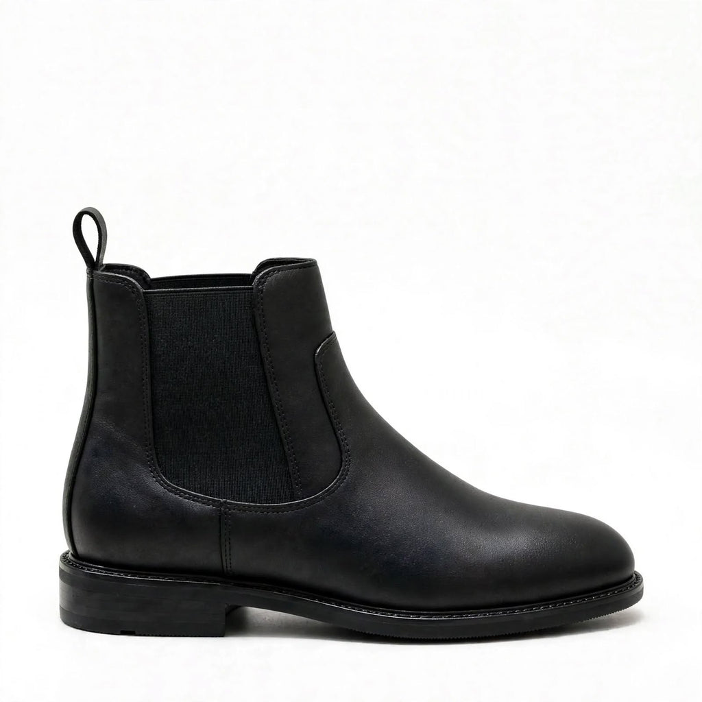 Synthetic Leather Chelsea Boots – Stylish Slip-On Footwear bb For Men