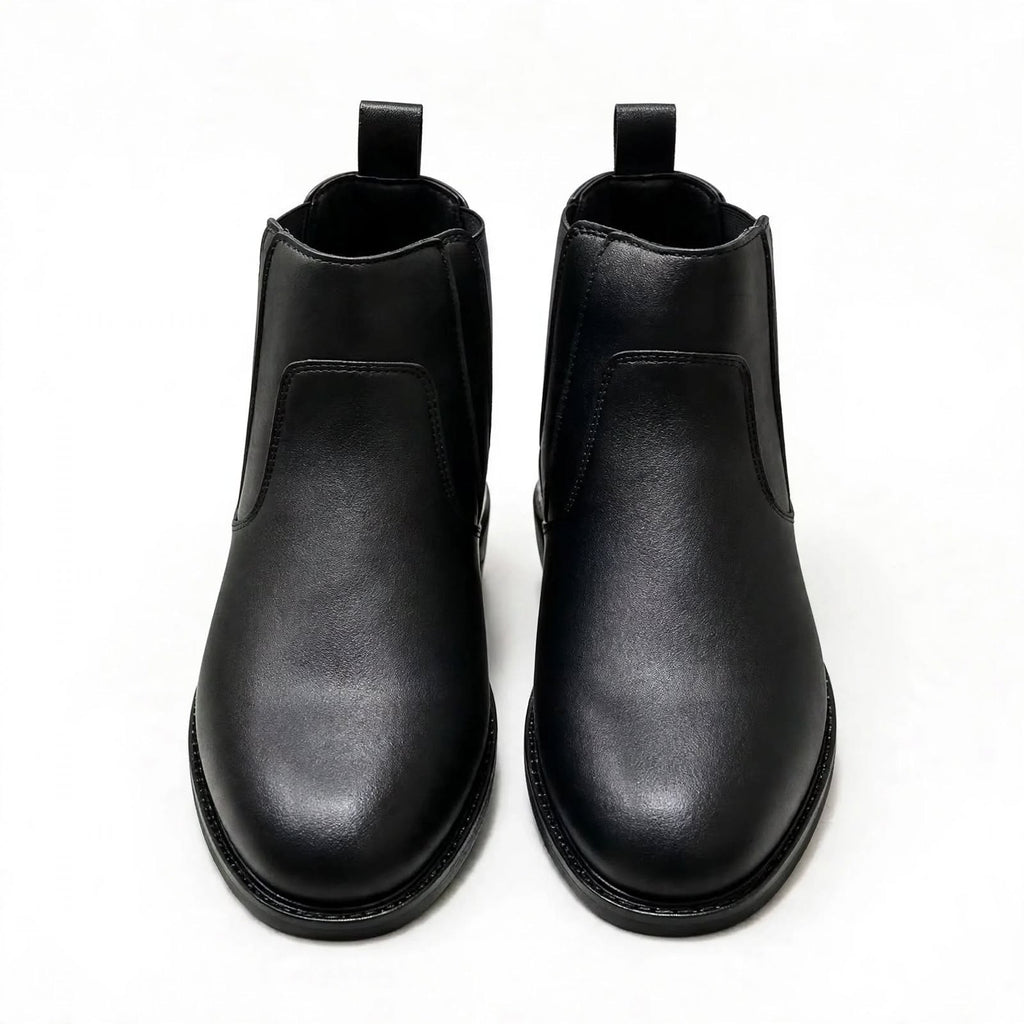Synthetic Leather Chelsea Boots – Stylish Slip-On Footwear bb For Men