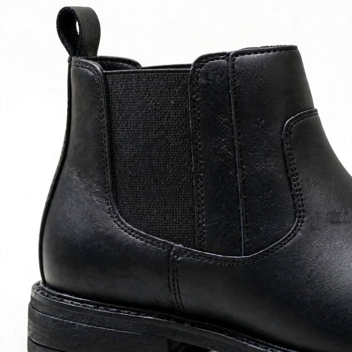 Synthetic Leather Chelsea Boots – Stylish Slip-On Footwear bb For Men