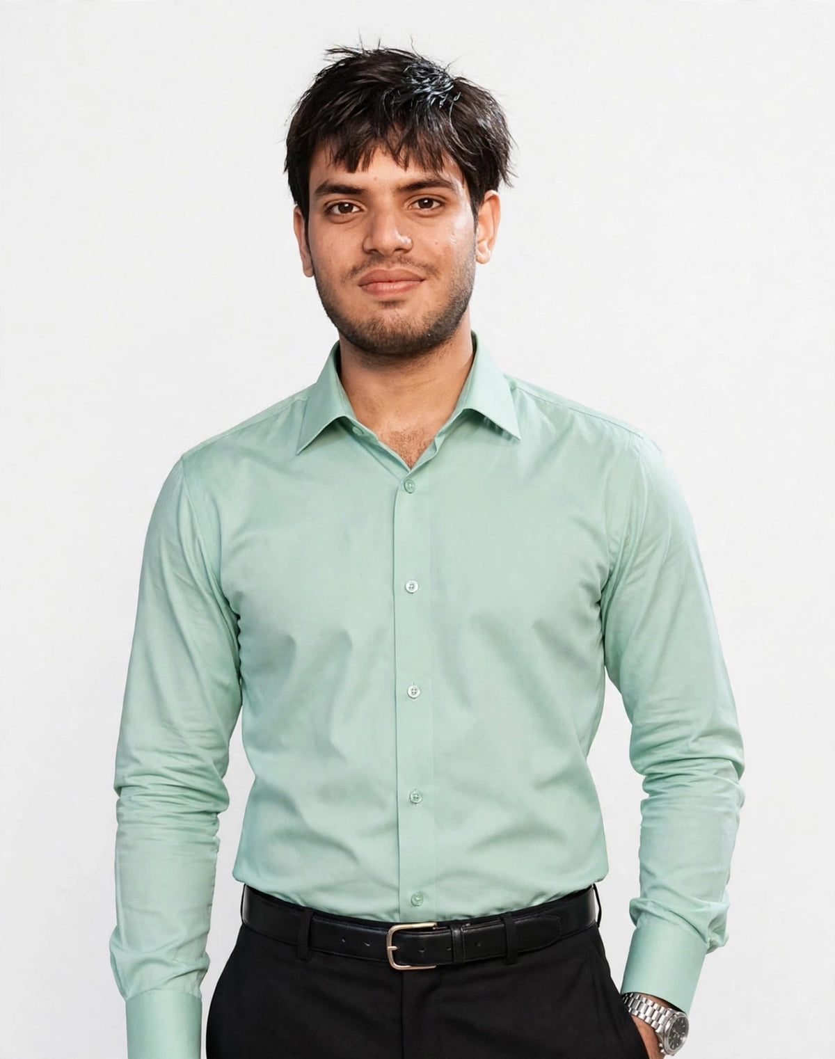 POLAR SMITH Cotton Formal Shirt – Unisex Regular Fit Full Sleeve For Women
