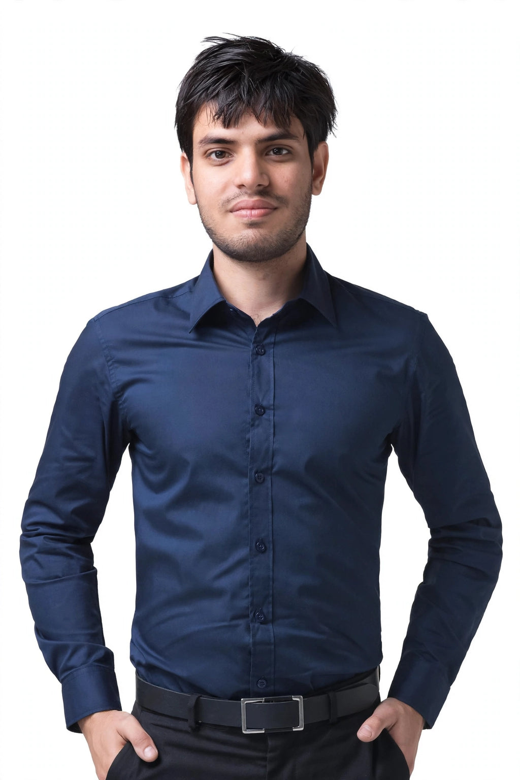 POLAR SMITH Cotton Formal Shirt – Unisex Regular Fit Full Sleeve For Women