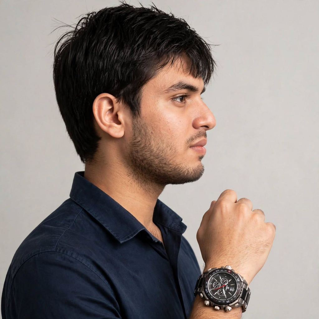 Tissot Exquisite Digital Watch | Square Dial with Stainless Steel Strap For Men