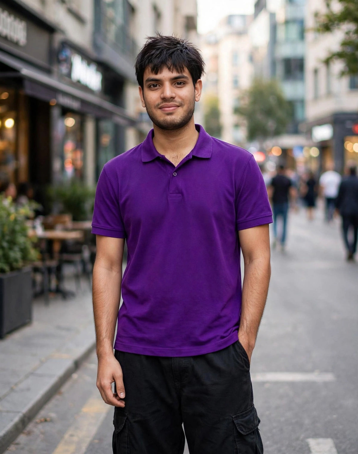Polo Neck T-Shirt For Men