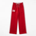 Wo Wide Leg Track Pants | High Waist Palazzo Joggers For Women