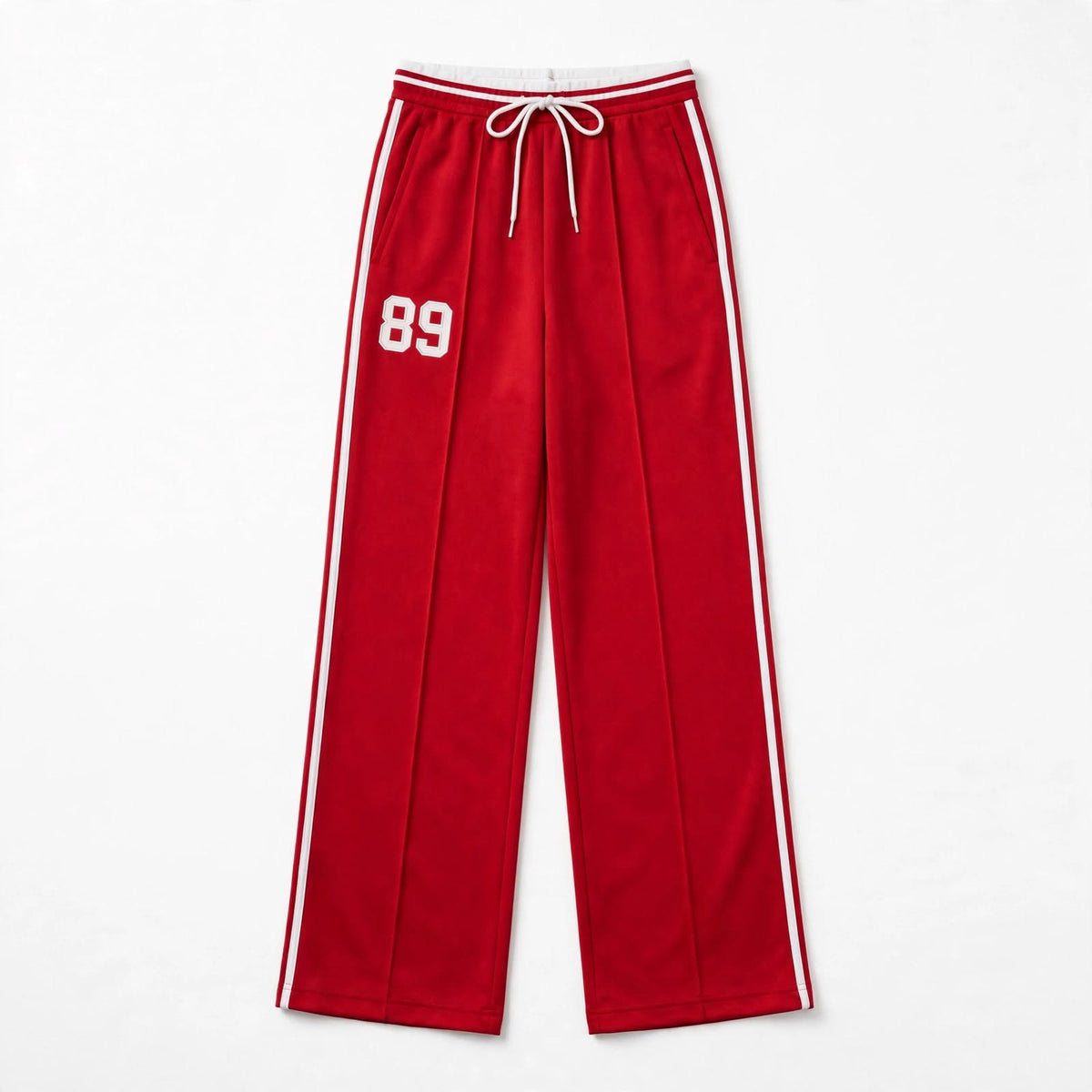 Wo Wide Leg Track Pants | High Waist Palazzo Joggers For Women