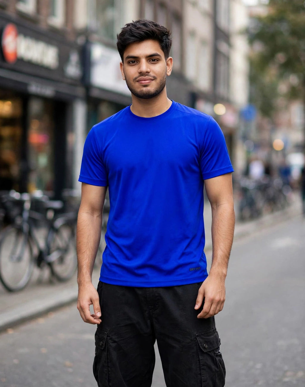 Dry-Fit Round Neck T-Shirt For Men
