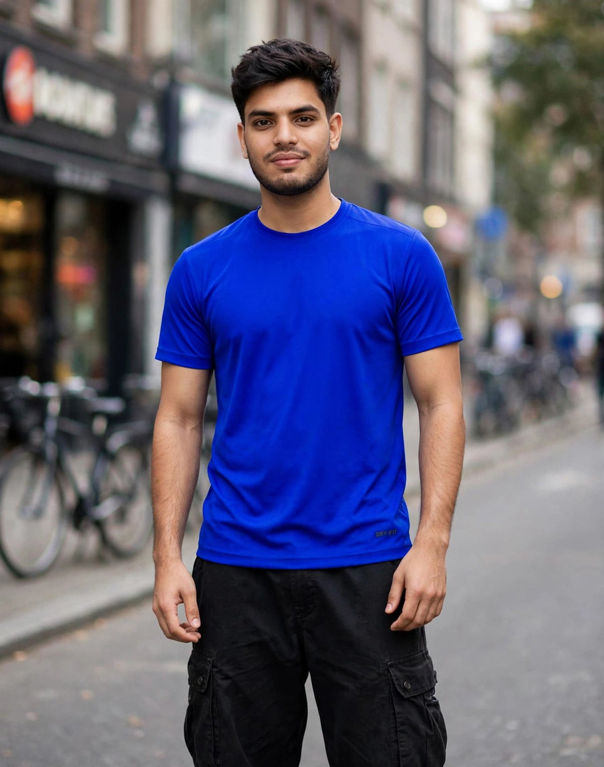 Dry-Fit Round Neck T-Shirt For Men