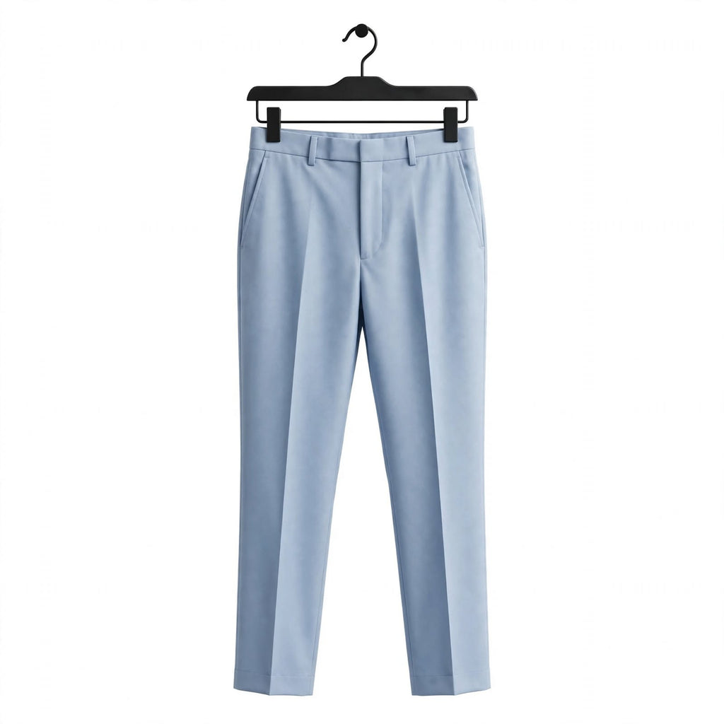 Formal Pants – Cotton Lycra Regular Fit Plain Trousers For Men