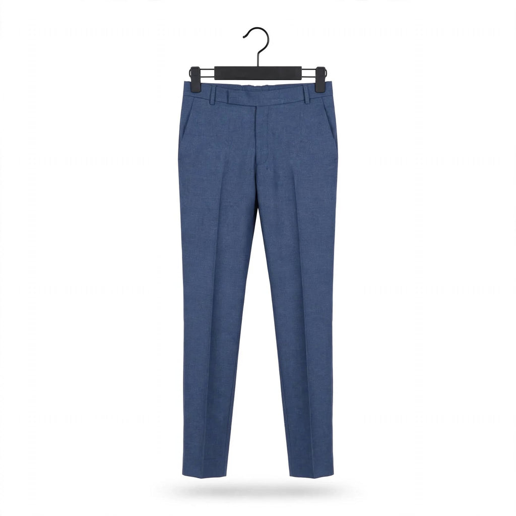 Poly Viscose Formal Trousers – Regular Fit Flat Front Mid Rise For Men