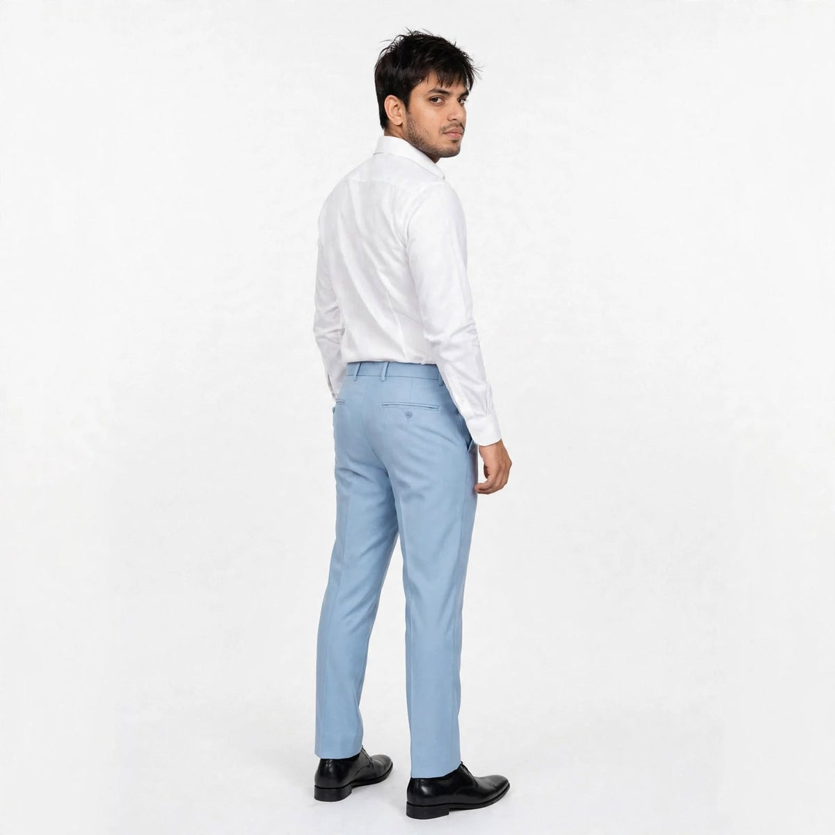 Formal Pants – Cotton Lycra Regular Fit Plain Trousers For Men