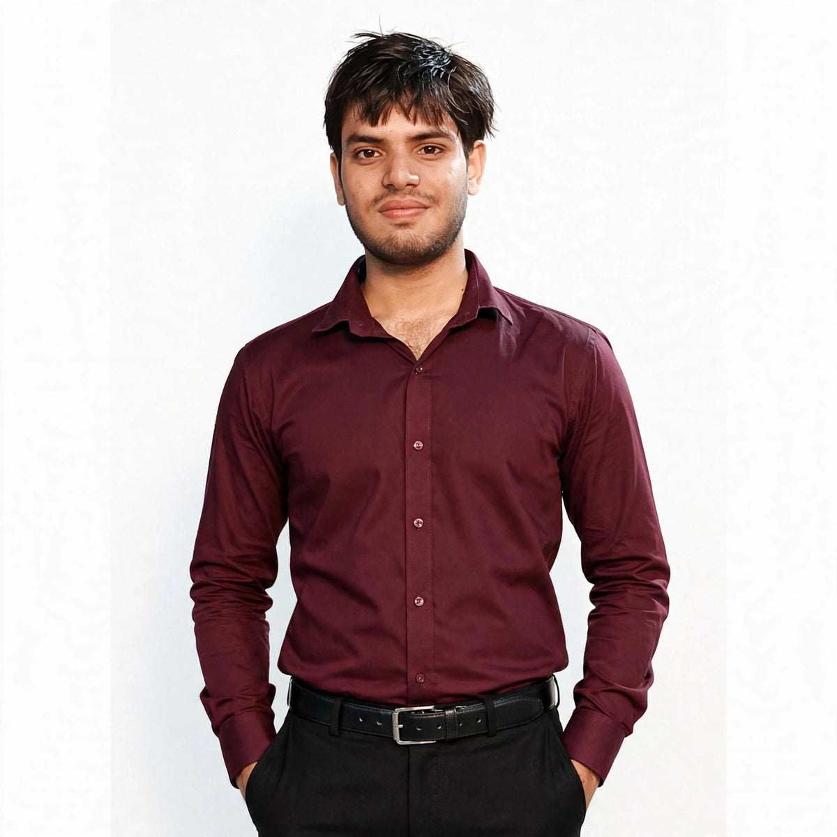 Premium Cotton Shirt – Regular Fit Full Sleeve Casual & Formal Wear For Men