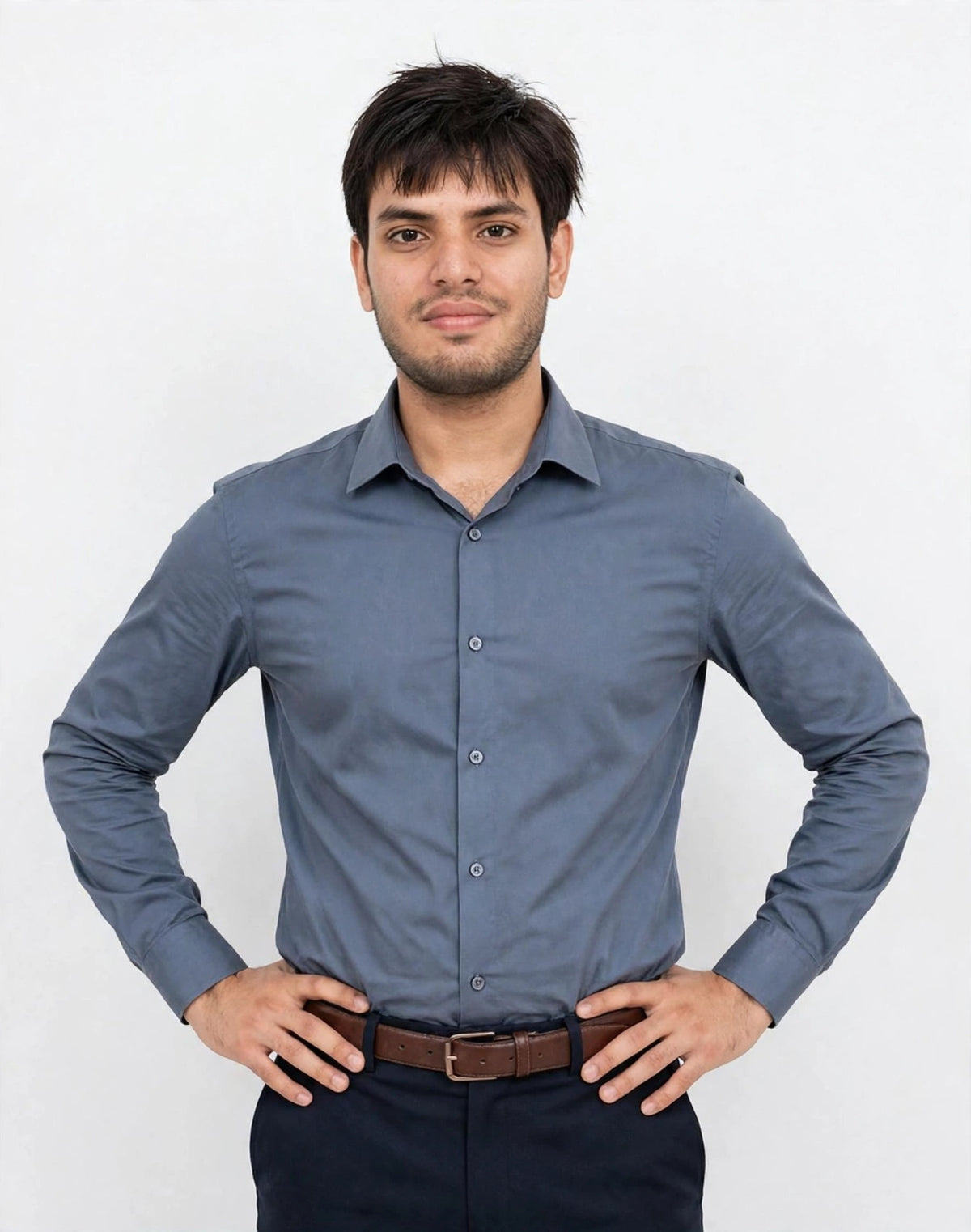 POLAR SMITH Cotton Formal Shirt – Unisex Regular Fit Full Sleeve For Women