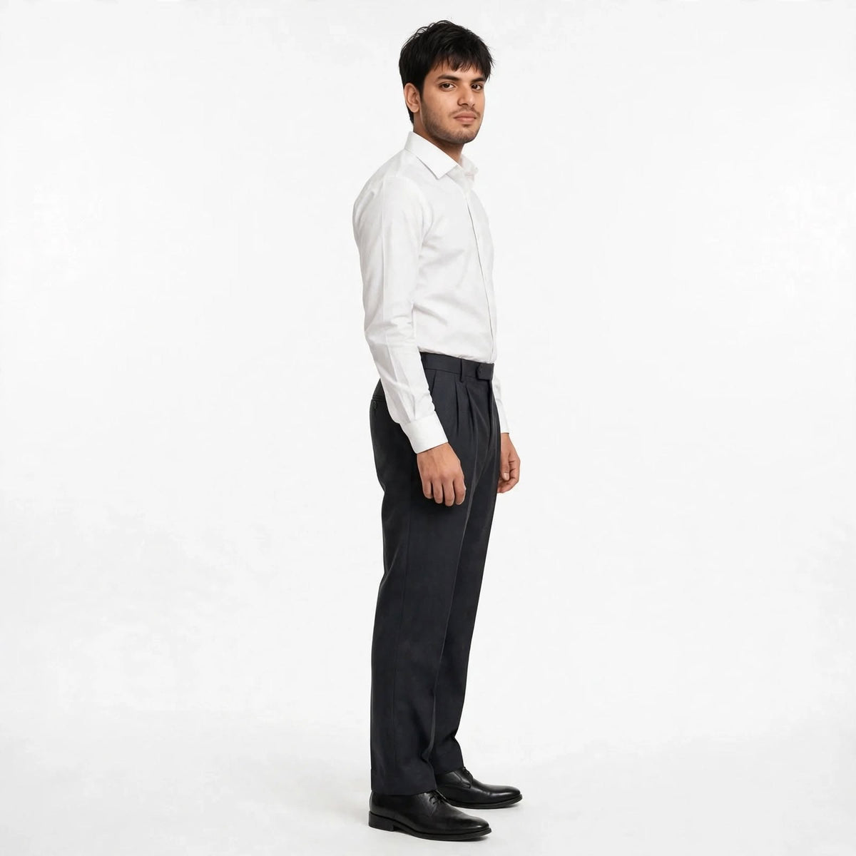 PV Formal Trouser – Polyester Regular Fit Medium Rise Plain Pants For Men