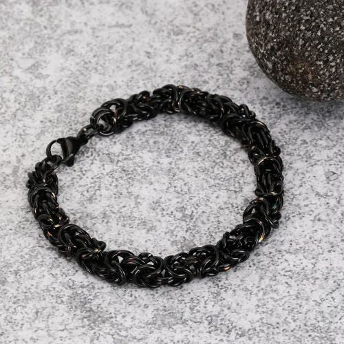 Shiny Stainless Steel Bracelet | Plated FFBL181 For Men