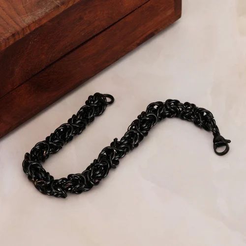 Shiny Stainless Steel Bracelet | Plated FFBL181 For Men