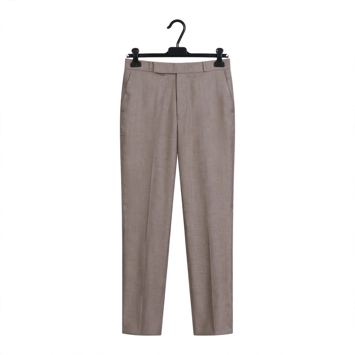 Flat Front Formal Trouser – Cotton Blend Regular Fit Mid Rise For Men