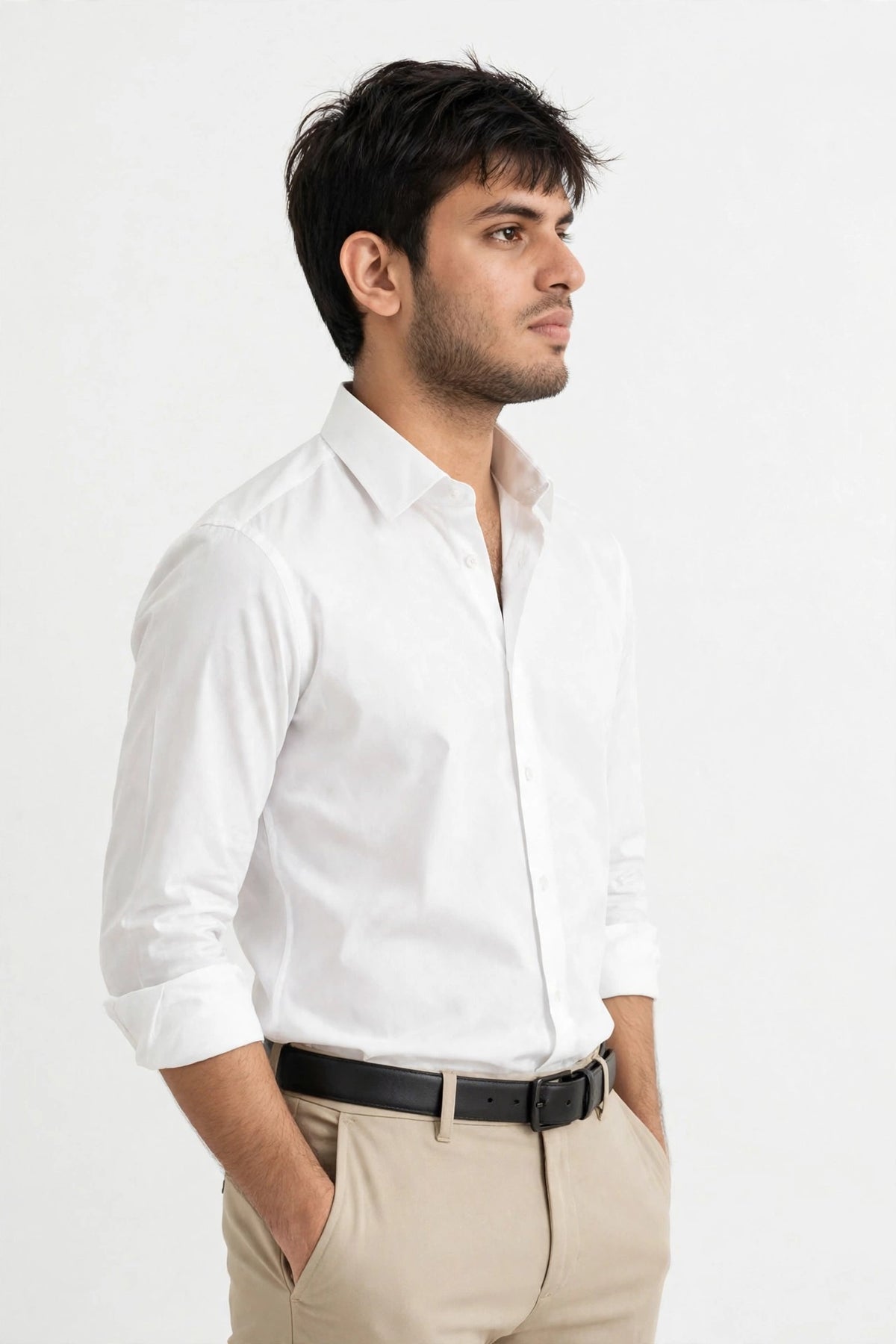 POLAR SMITH Cotton Formal Shirt & Women – Regular Fit Full Sleeves bb For Women
