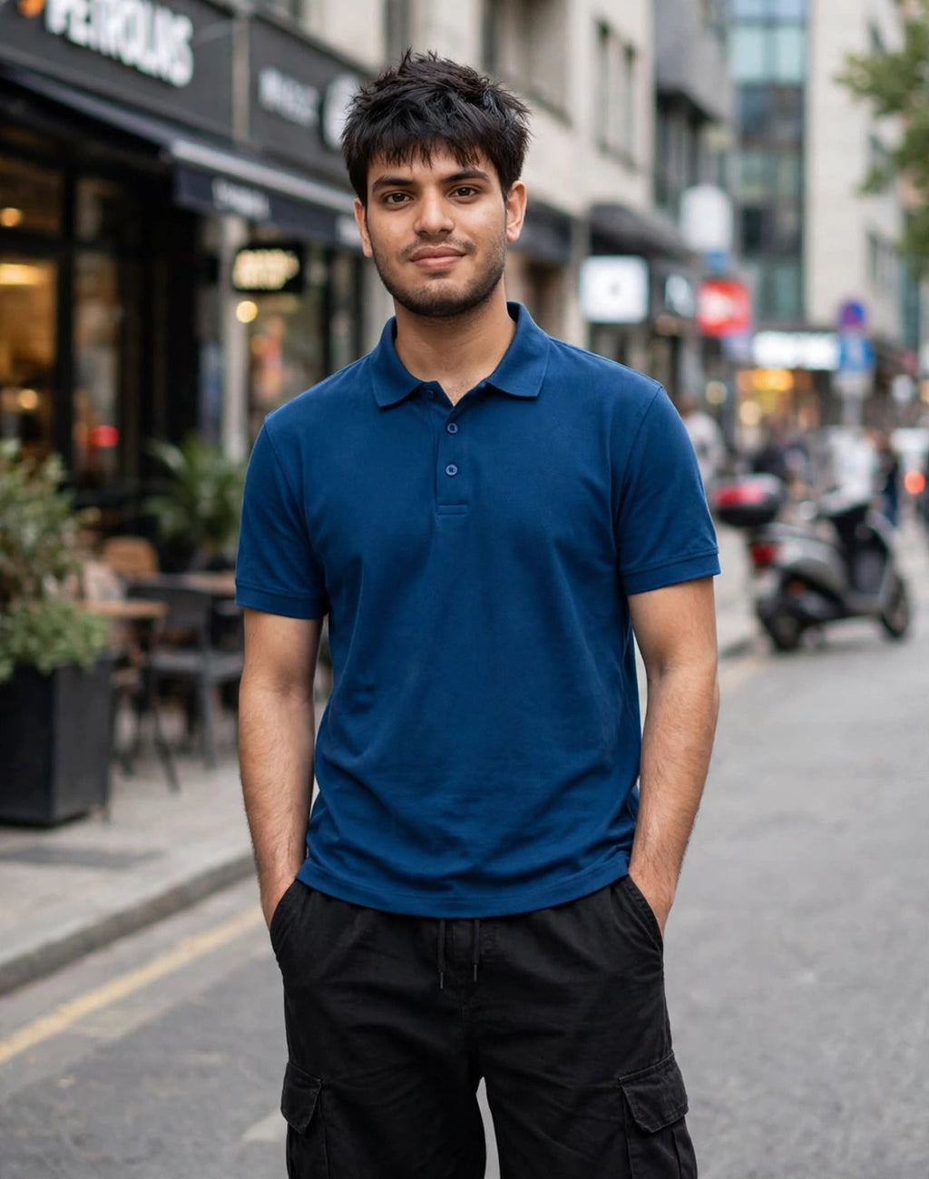 Polo Neck T-Shirt For Men