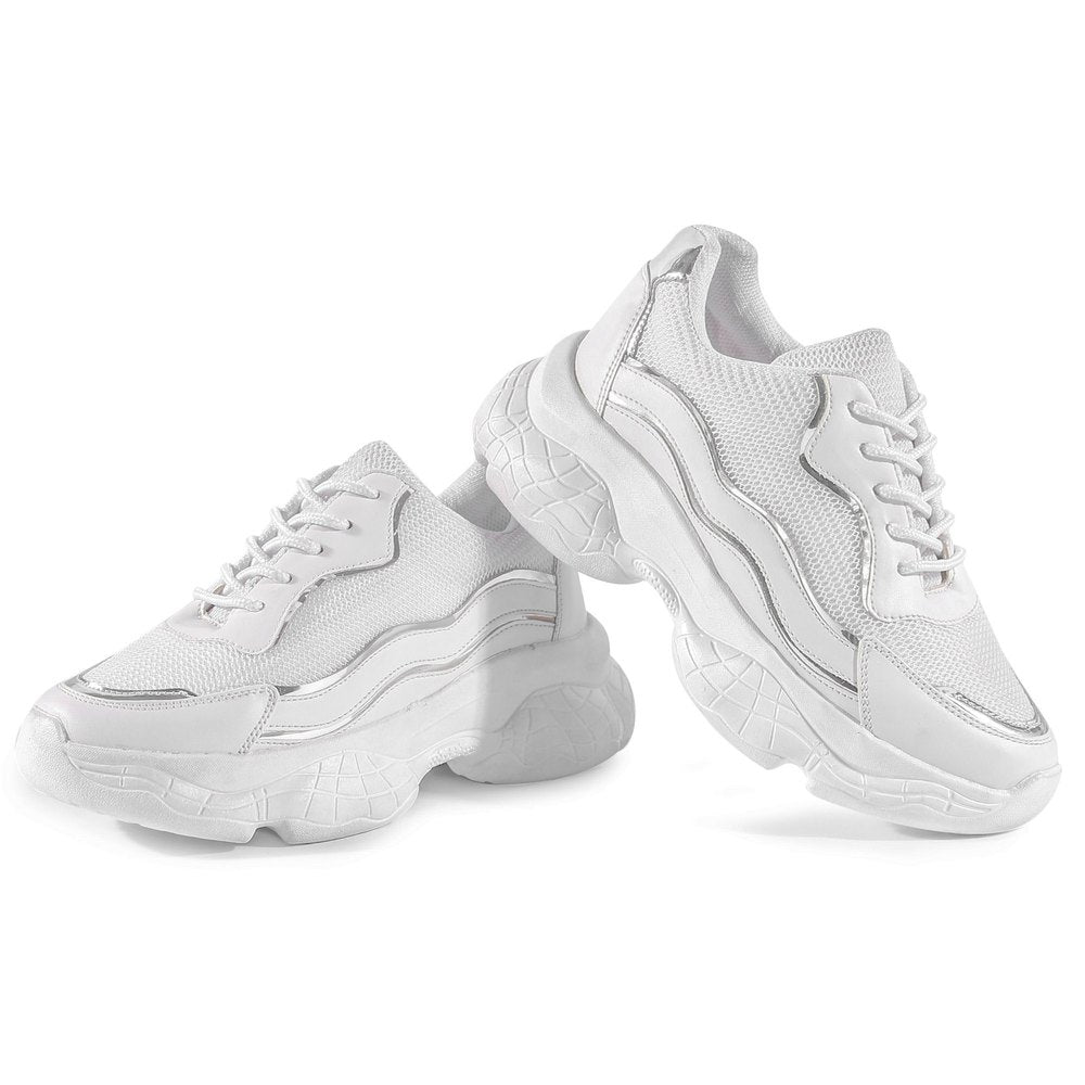 Women Stylish Sneakers – Lightweight Fashion Casual Walking Shoes