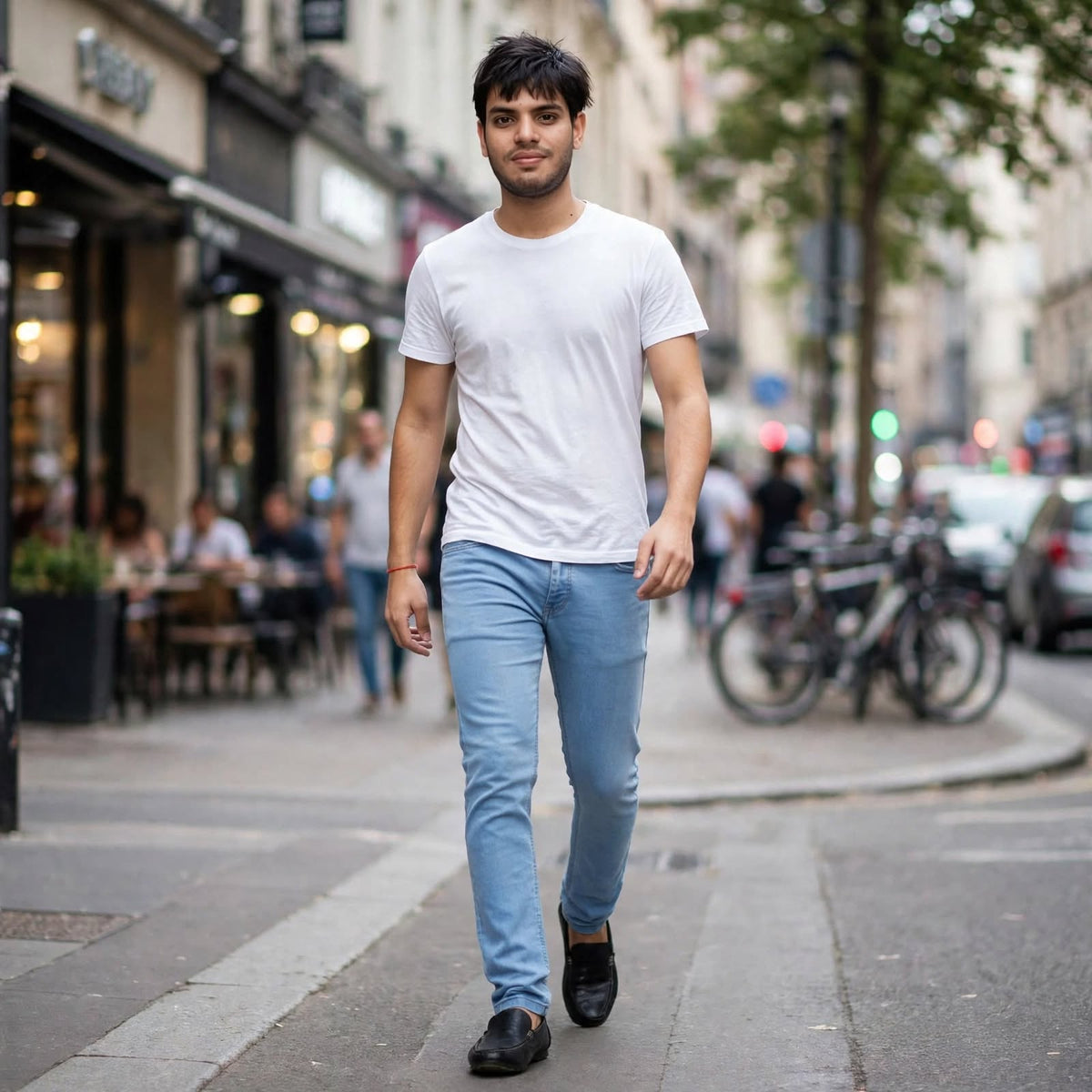 Stretchable Jeans | Straight Fit Denim Jeans For Men