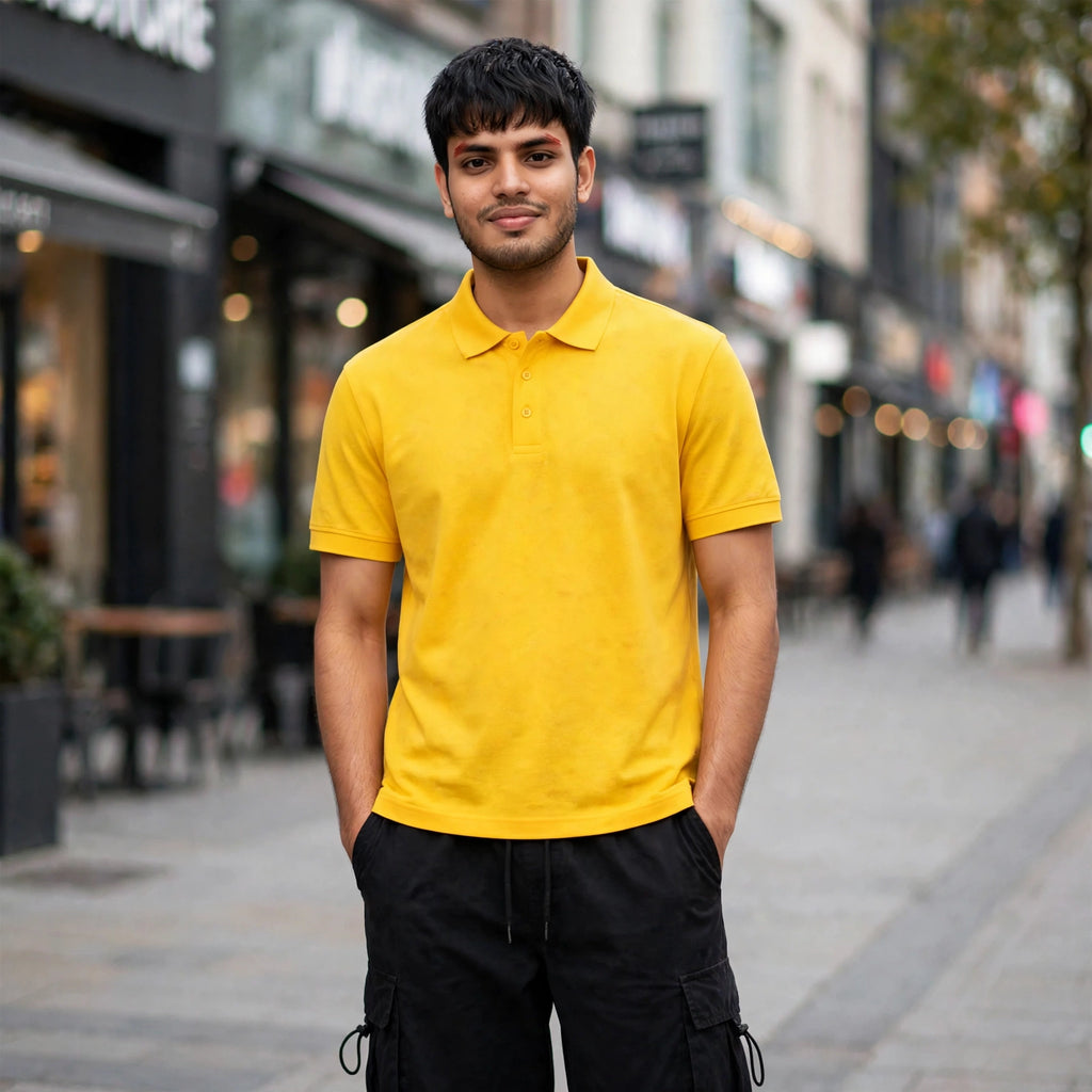 Polo Neck T-Shirt For Men
