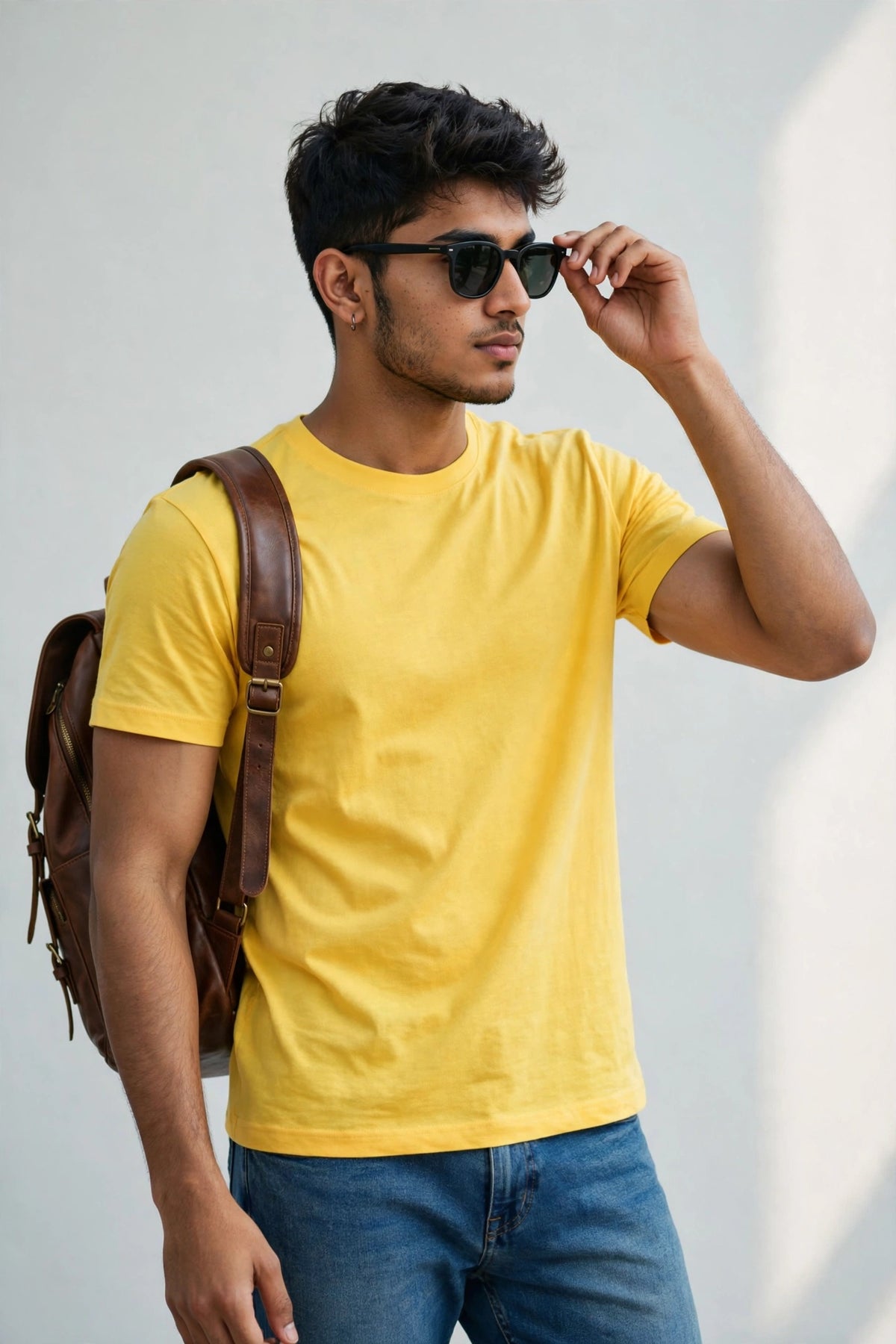 Premium Plain Cotton T-Shirt For Men
