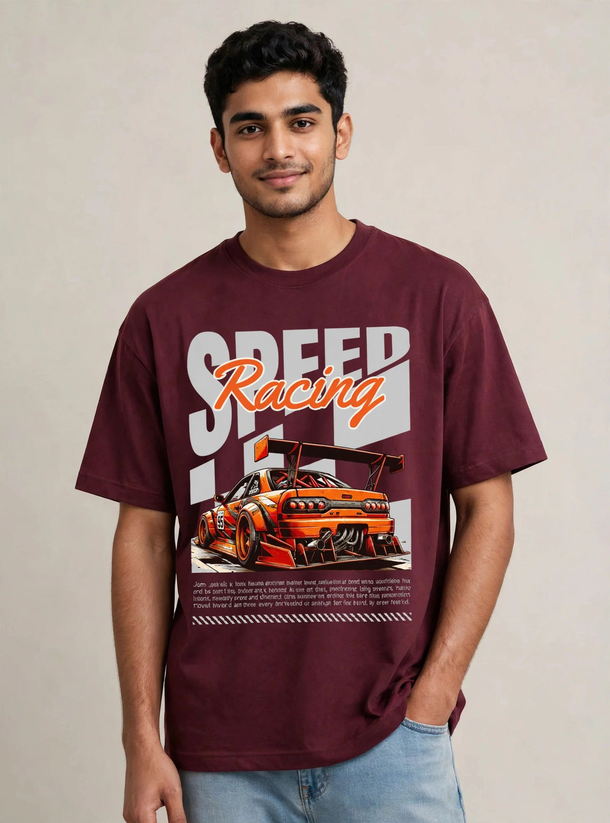 Printed Oversized T-Shirt For Men